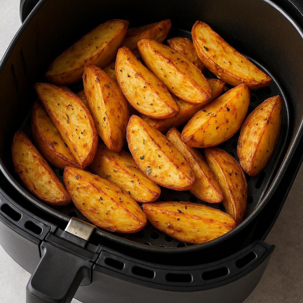 Lohkoperunat airfryer